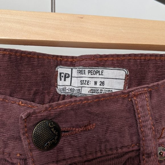 Free People Corduroy Stretch Skinny Jean - Picture 3 of 3